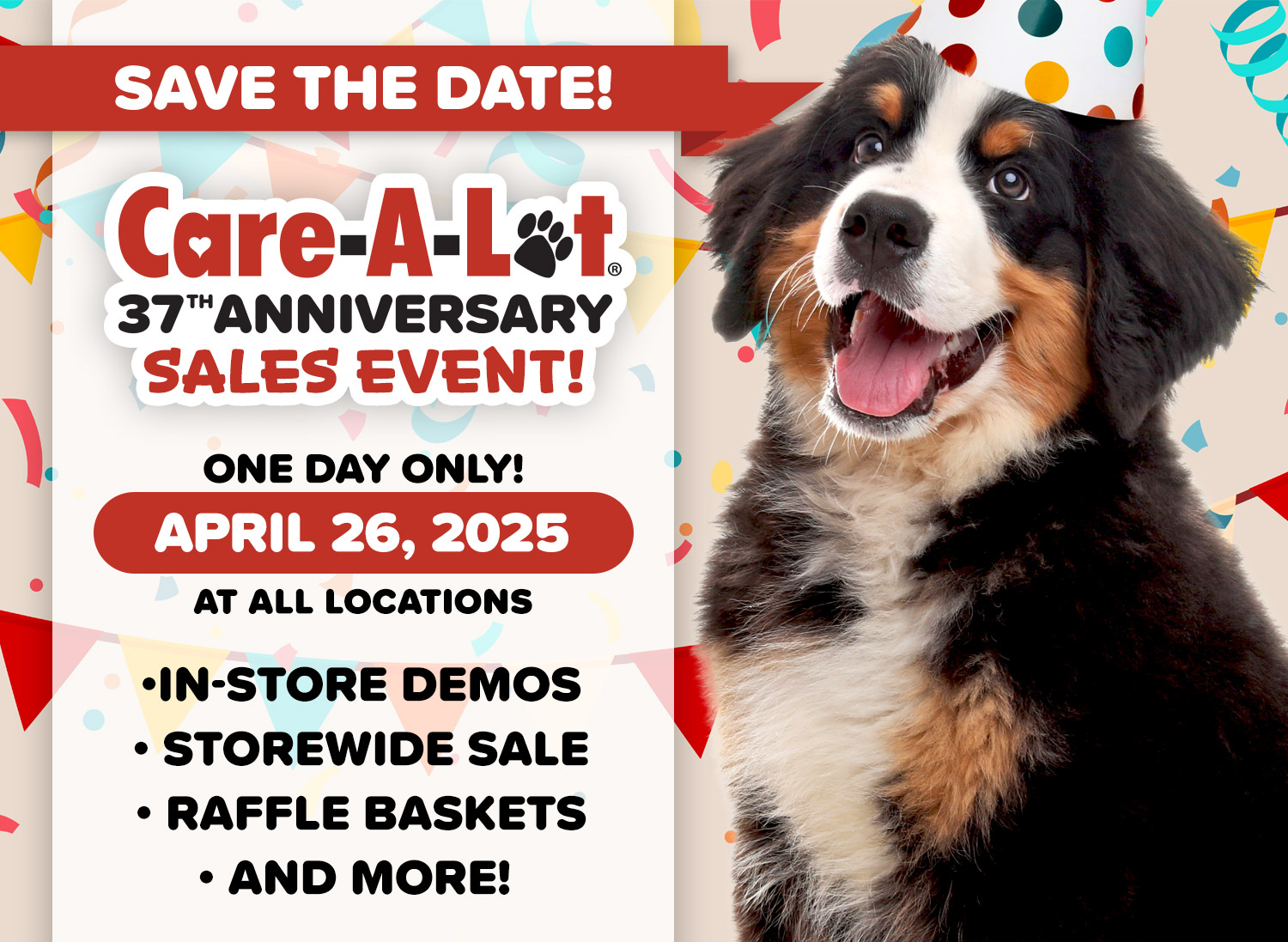 Care-A-Lot 37th Anniversary Sales Event