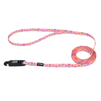 Coastal® Li&lsquo;l Pals® Patterned Dog Leash with E-Z Snap® 5/16" x 6&lsquo; Daisies Multicolor I006616