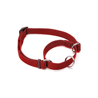 Coastal No Slip Adjustable Nylon Dog Collar Red 5/8" x 10" - 14" 315222