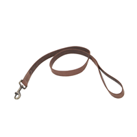 Coastal Circle T Rustic Leather Dog Leash Chocolate 6&lsquo; I006499