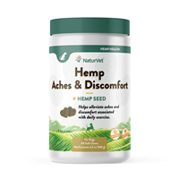 NaturVet Hemp Aches & Discomfort Soft Chews 60 ct I018471