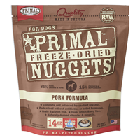 Primal Freeze Dried Nuggets for Dogs Pork Formula 14 oz. I016586